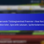 Begrænsede Tidsbegivenhed Præmier i Real Racing 3: Unikke biler, Specielle valutaer, Spillerbelønninger