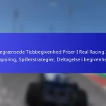 Begrænsede Tidsbegivenhed Priser I Real Racing 3: Prissporing, Spillerstrategier, Deltagelse i begivenheder