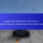 Daglige login-belønninger i Real Racing 3: Gavepakkeintegration, Belønningshistorik, Spillerstrategier