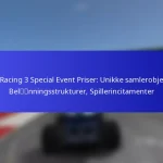 Real Racing 3 Special Event Priser: Unikke samlerobjekter, Belønningsstrukturer, Spillerincitamenter